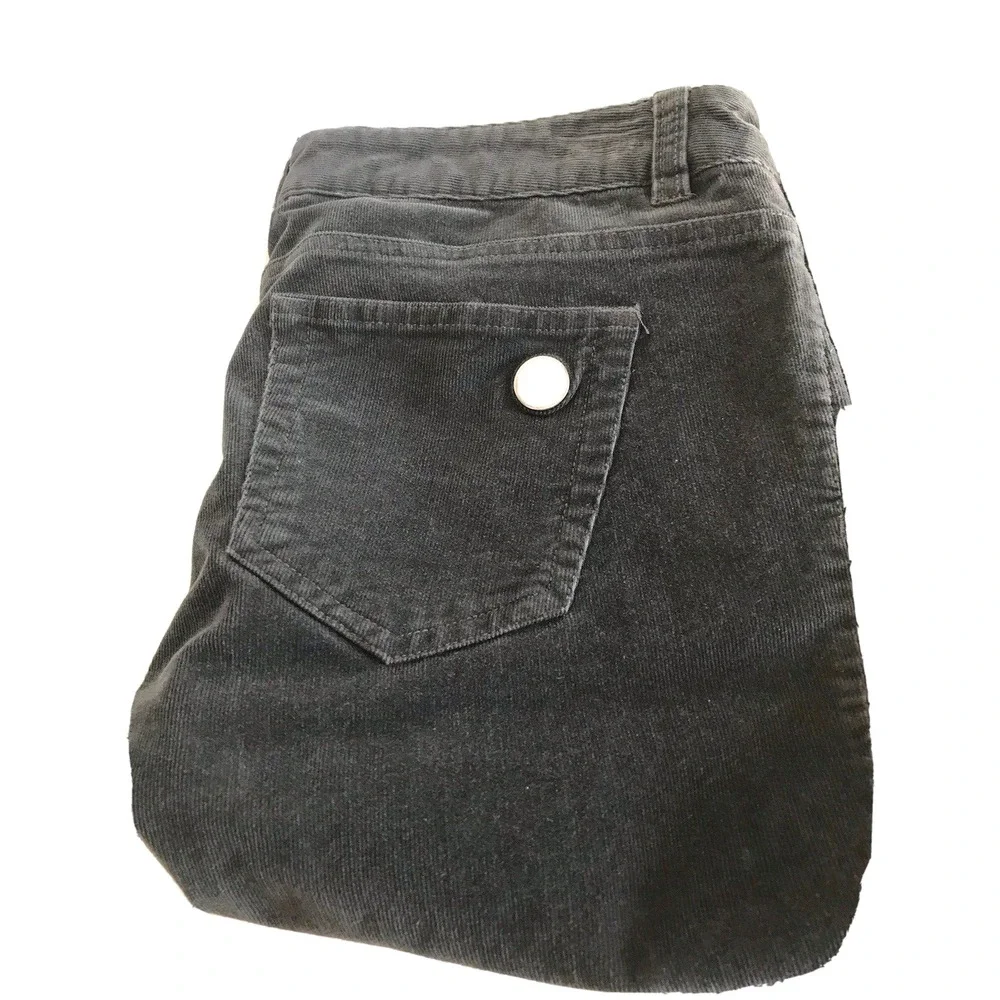 Y2K womens michael kors corduroy skinny gray pant‎ size 4